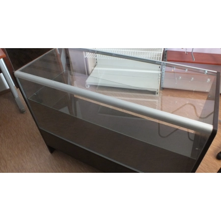 Lada szklona górą szerokość 120 cm. kolor limba czekoladowa.